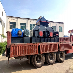 SCF800X800中型雙級(jí)粉碎機(jī)發(fā)貨圖片_發(fā)往云南楚雄_磚廠粉碎頁(yè)巖和土